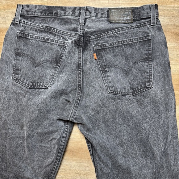 Levi's Other - Vintage Levis Jeans‎ Men 36x30 Gray 615 Straight Leg Orange Tab Denim 90s Grunge